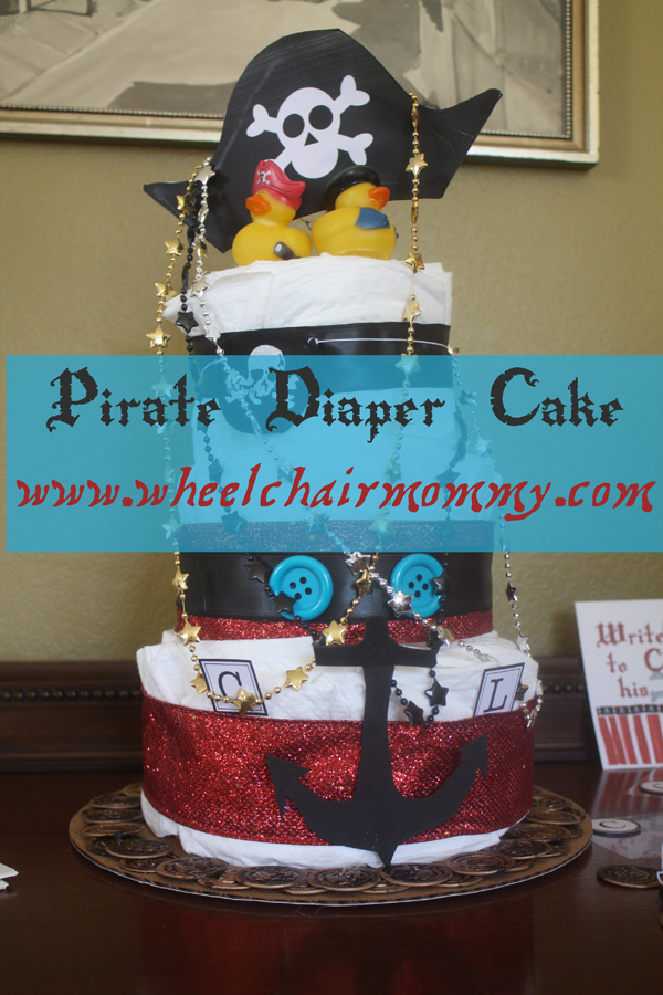 pirate diaper cake