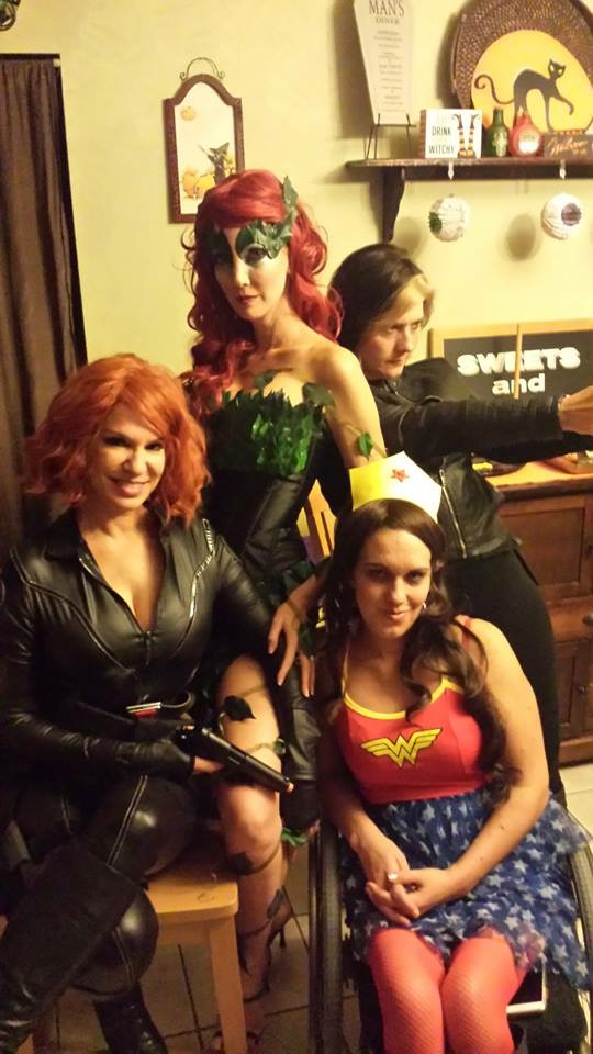 rogue poison ivy black widow wonder woman 