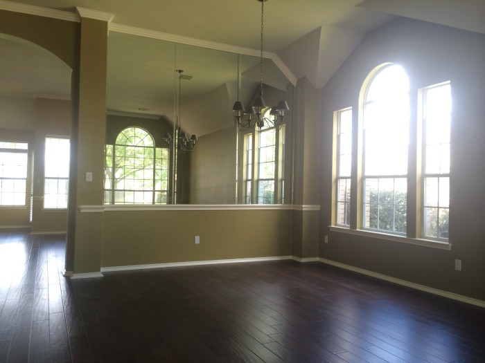 Formal Dining (I LOVED those mirrors!)